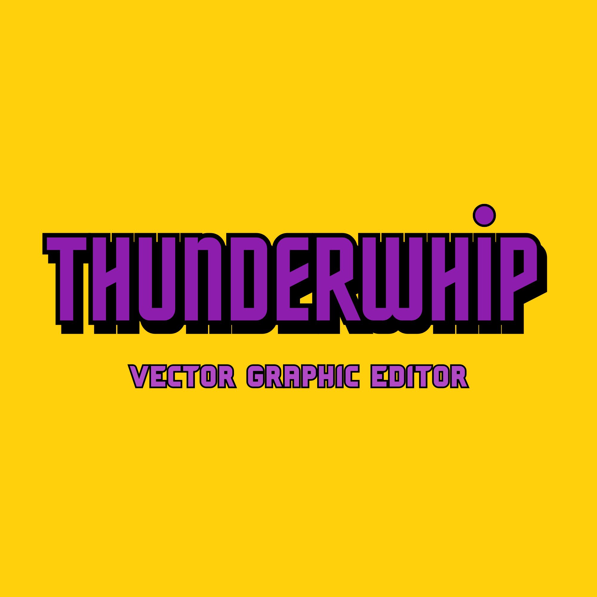 Thunderwhip Vector Graphic Editor